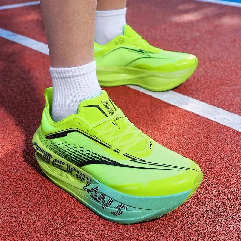 Running Shoes Men Marathon Speciality Sports Carbon Board Breathable Lightweight Women's Comfortable Athletic Nonskid Sneakers