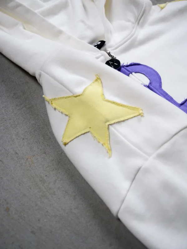 Hoodies Harajuku Oversized Mens Womens Jojo Bizarre Splicing Embroidery Zip Up Hoodie Hip Hop Couples Y2k Street Sweatshirt