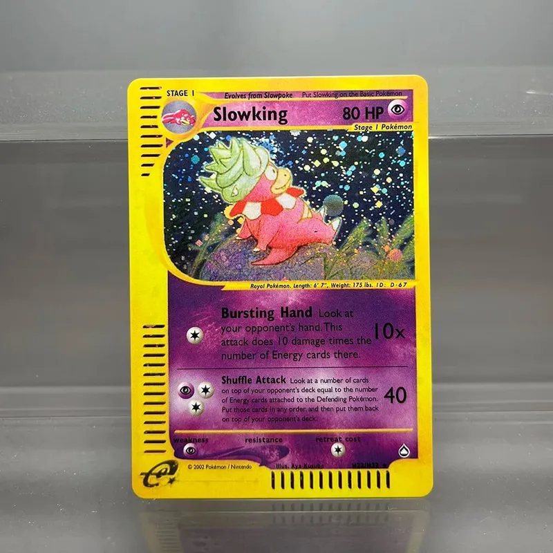PKM Cards Steelix Alakazam Scizor Single Foil Cards Raichu Slowking Game Collection Cards PTCG Proxy Cards Aquapolis Series — image 12