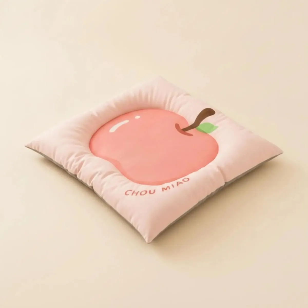 Washable Pet Mat with Padded Border Fruit Design Comfortable Sleeping Cushion for Small Dogs Cats Puppy Bedding Pet Supplies — image 6