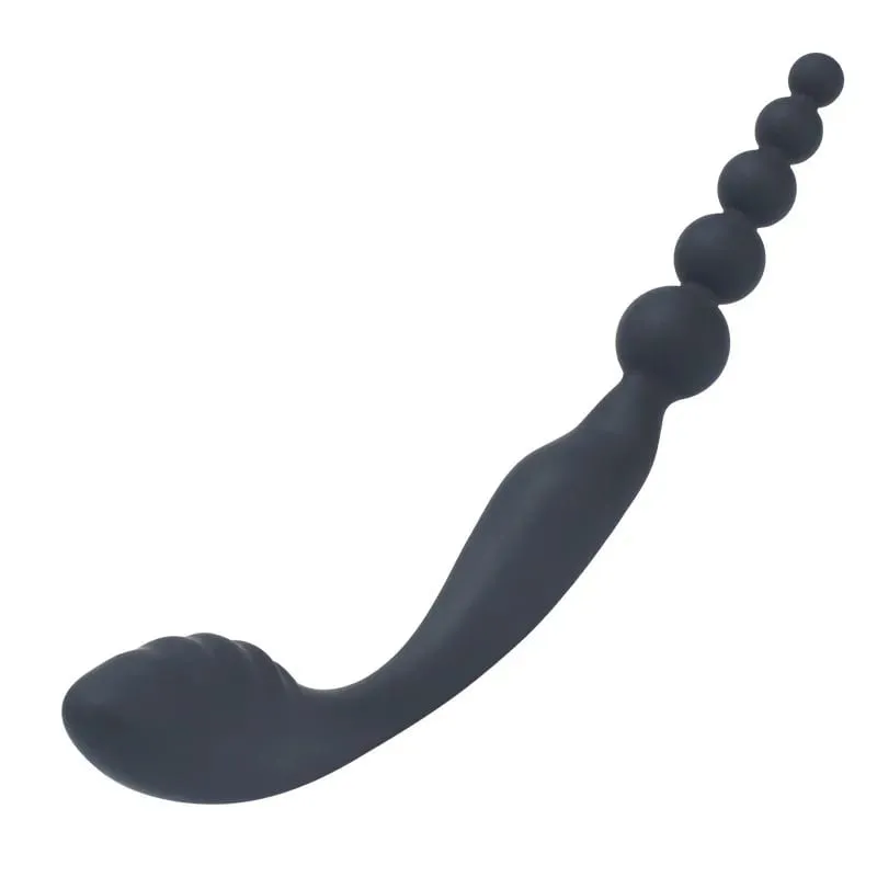Dual Head Anal Beads Plug Prostate Massager Vaginal Butt Plug Stimulator Adults Sex Toys For Women Men Gay Anus Massage Dilator