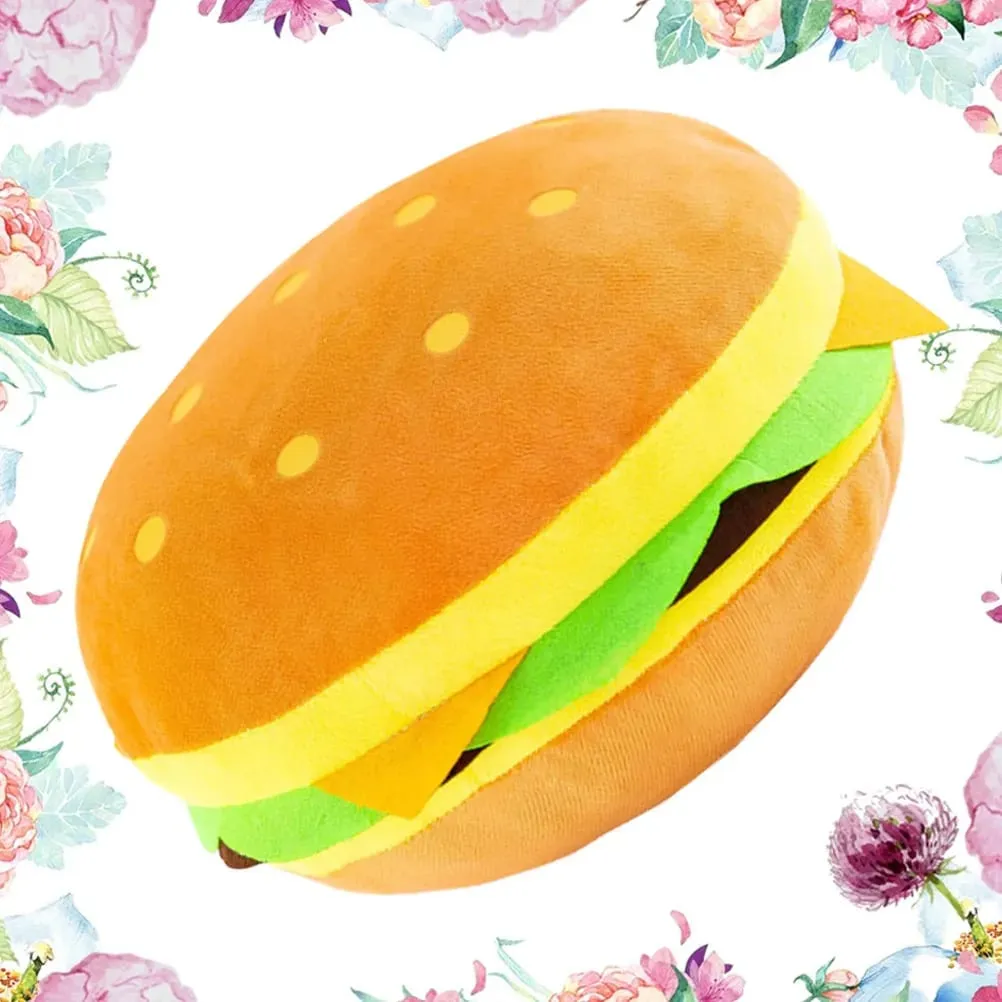 30Cm Hamburger Throw Pillow Creative Simulation Cushion for Sofa Bedroom Car Office Decorative Cushion Soft Comfortable Gift