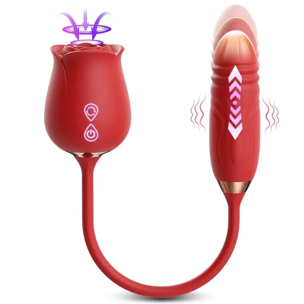 Clit Sucker Vibrator for Women Sucking Clitoris Stimulator with Thrusting Egg Female Masturbation Adult Goods Sex Toy for Women — image 1