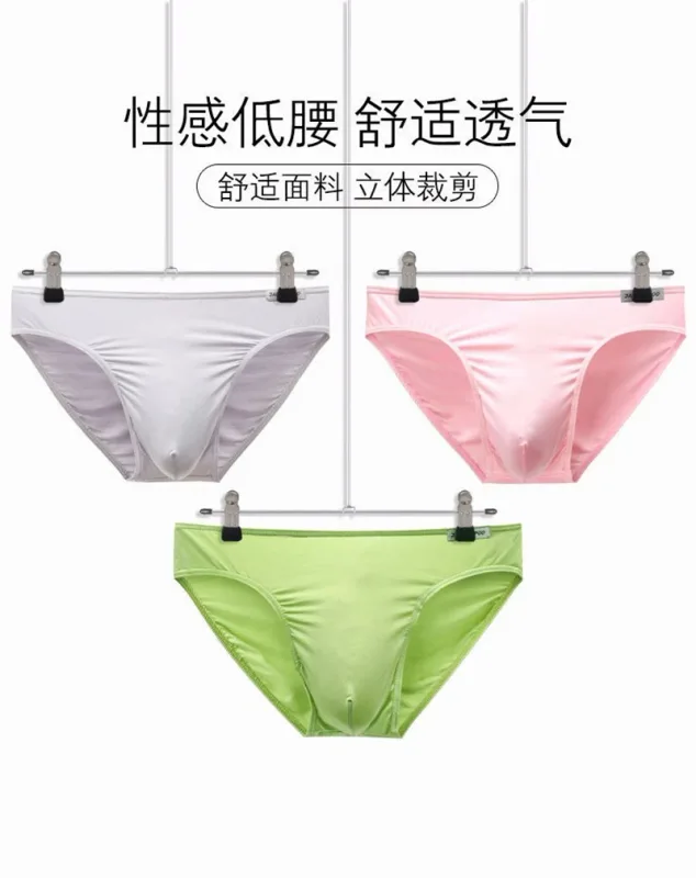 3PCS/Lot Men's Underwear Modal High Quality Soft Briefs Breathable Comfortable Youth Underpants Male Sexy U Bulge Pouch Panties — image 21