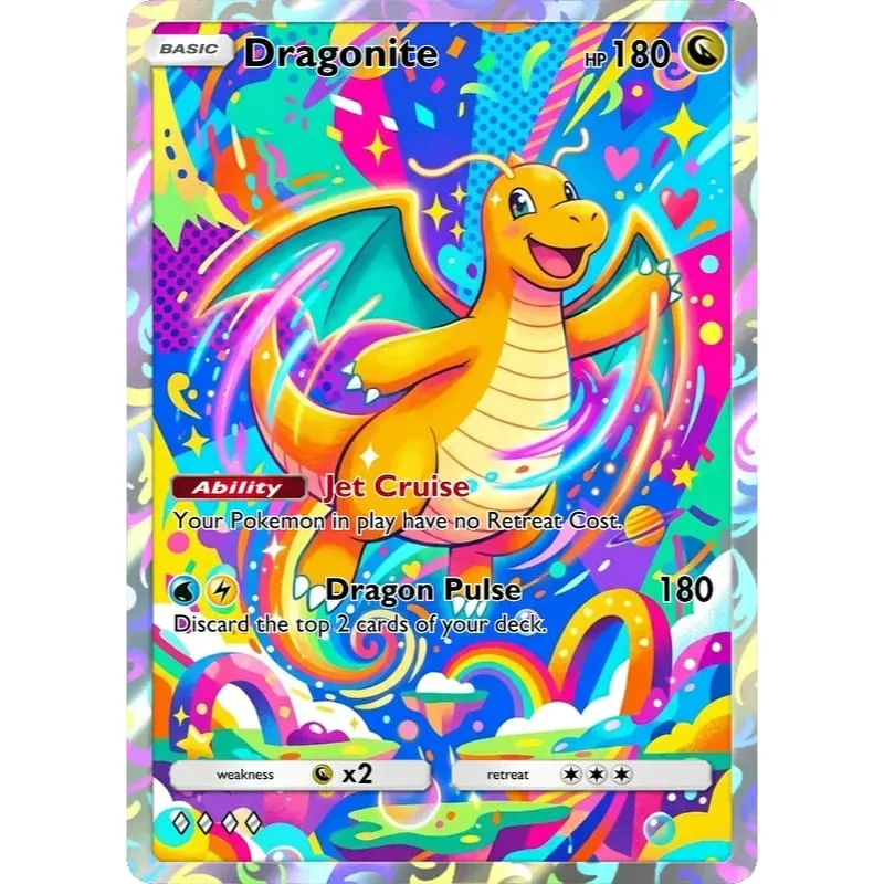 Pokemon Cards Mewtwo Mew Sylveon Dragonite Greninja PTCG Cards Creativity Rare Holo Anime Collection Cards Pokemon Gift
