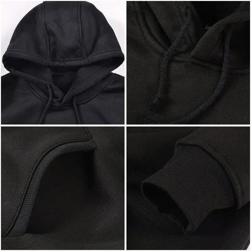 Women's Hooded Cute Ghost Hugging Pumpkin Halloween Theme Printed Hoodie Casual Long Sleeve Pocket Halloween Hoodies — image 5