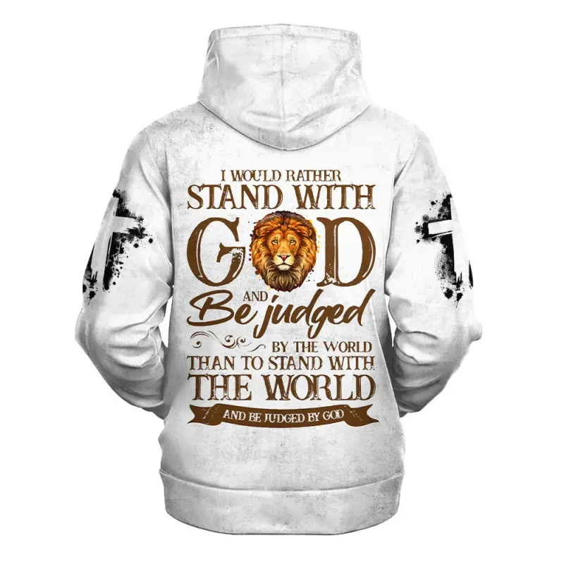 2025 Spring And Autumn God Jesus Graphic Pullovers Animal Lion 3d Printed Hooded Hoodies Sports Casual Daily Unisex Sweatshirts