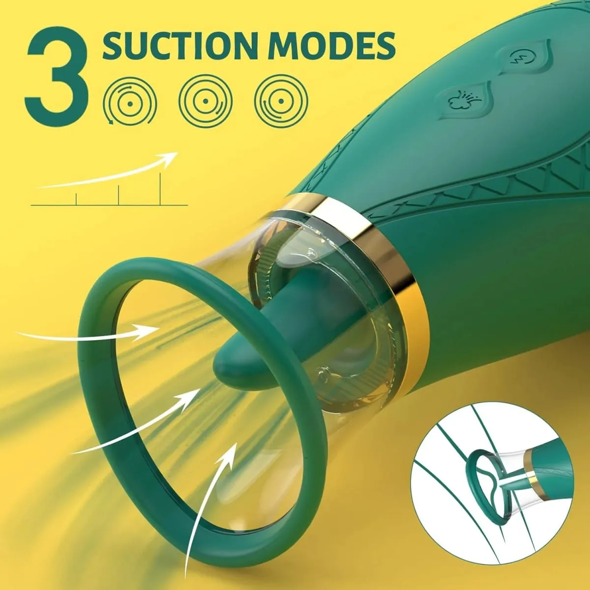 Sucking Clitoral Vibrator Sex Toys 3 Sucking 9 Licking Modes Nipples Clit Sucker Tongue Vibrators Adult Toys for Women Couples