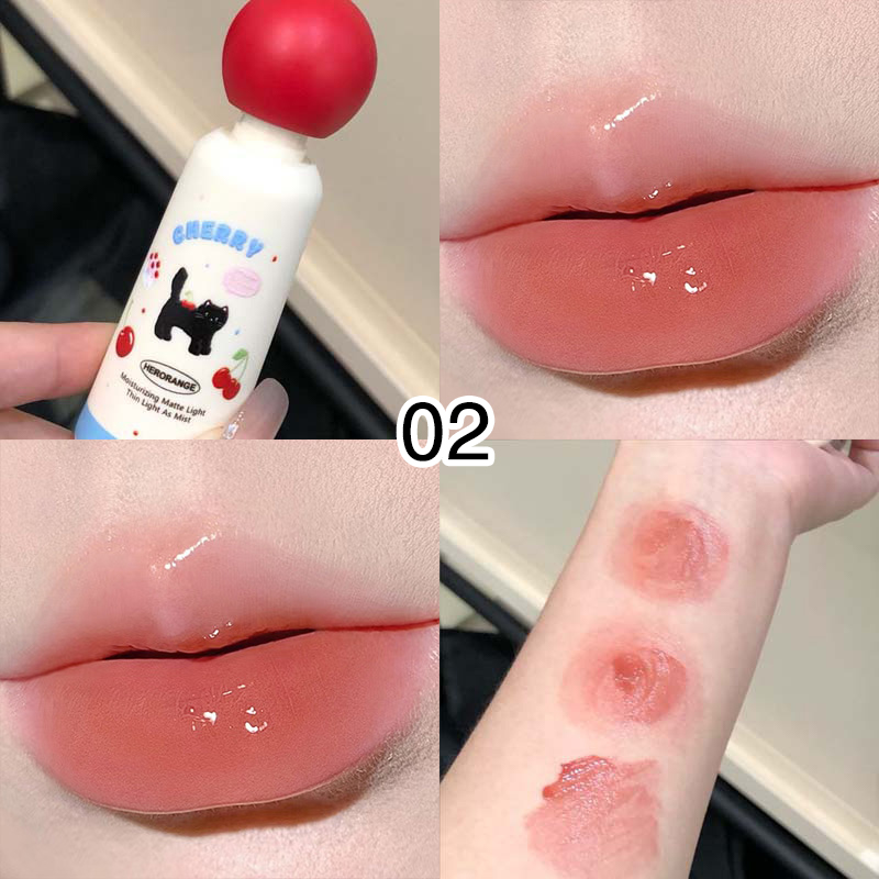 Meow Whisper Mirror Lip Gloss - Moisturizing Long-Lasting Water-Glossy Perfect for Spring/Summer