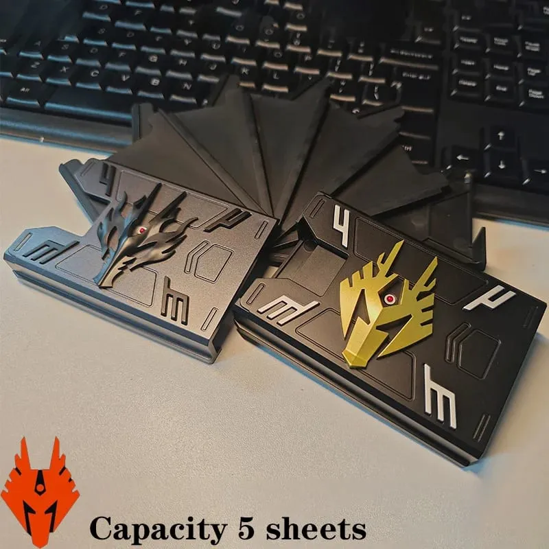 2026 New Expandable Card Holder Kamen Rider Ryuki Ryuga Foldable ID Badge Case for Kids Card Storage Anime Collection Gift Toy