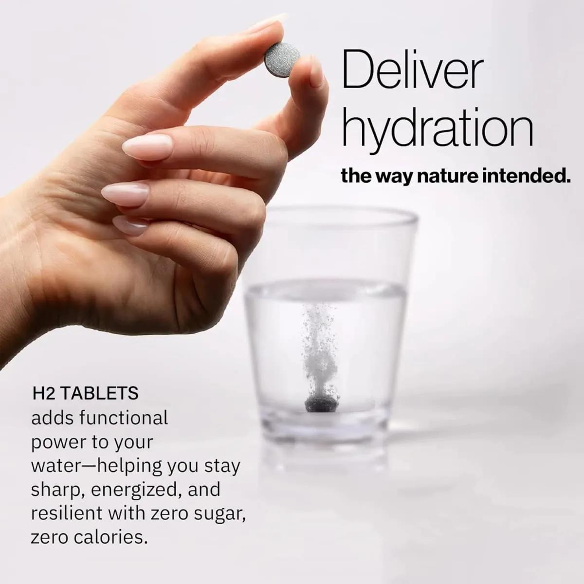 Molecular H2 Hydrogen Water Tablets with Magnesium 12PPM Hydrogen Tablets Support Cellular Health Recovery Cognitive Function