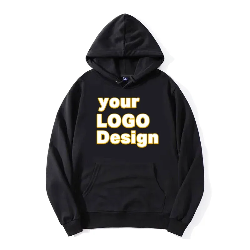 Sweats à capuche personnalisés bricolage texte Logo Image impression sweat à capuche de haute qualité personnalisé Sport décontracté sweat personnalisé cadeau de noël