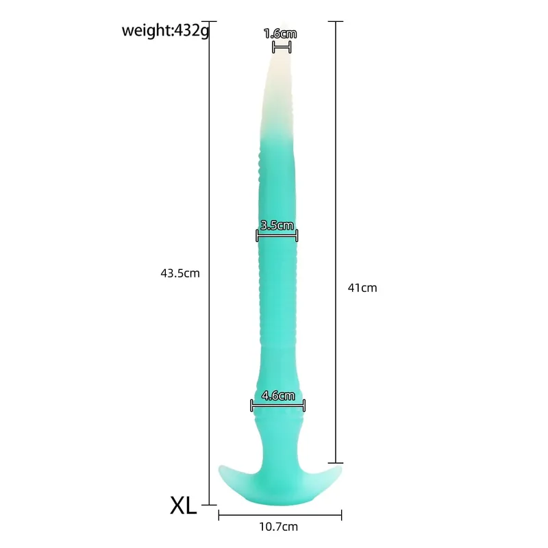 Soft Liquid Silicone Long Tentacles Anal Plugs Suitable for All Players As an Adult Sex Toy Vaginal and Anal Stimulating Device