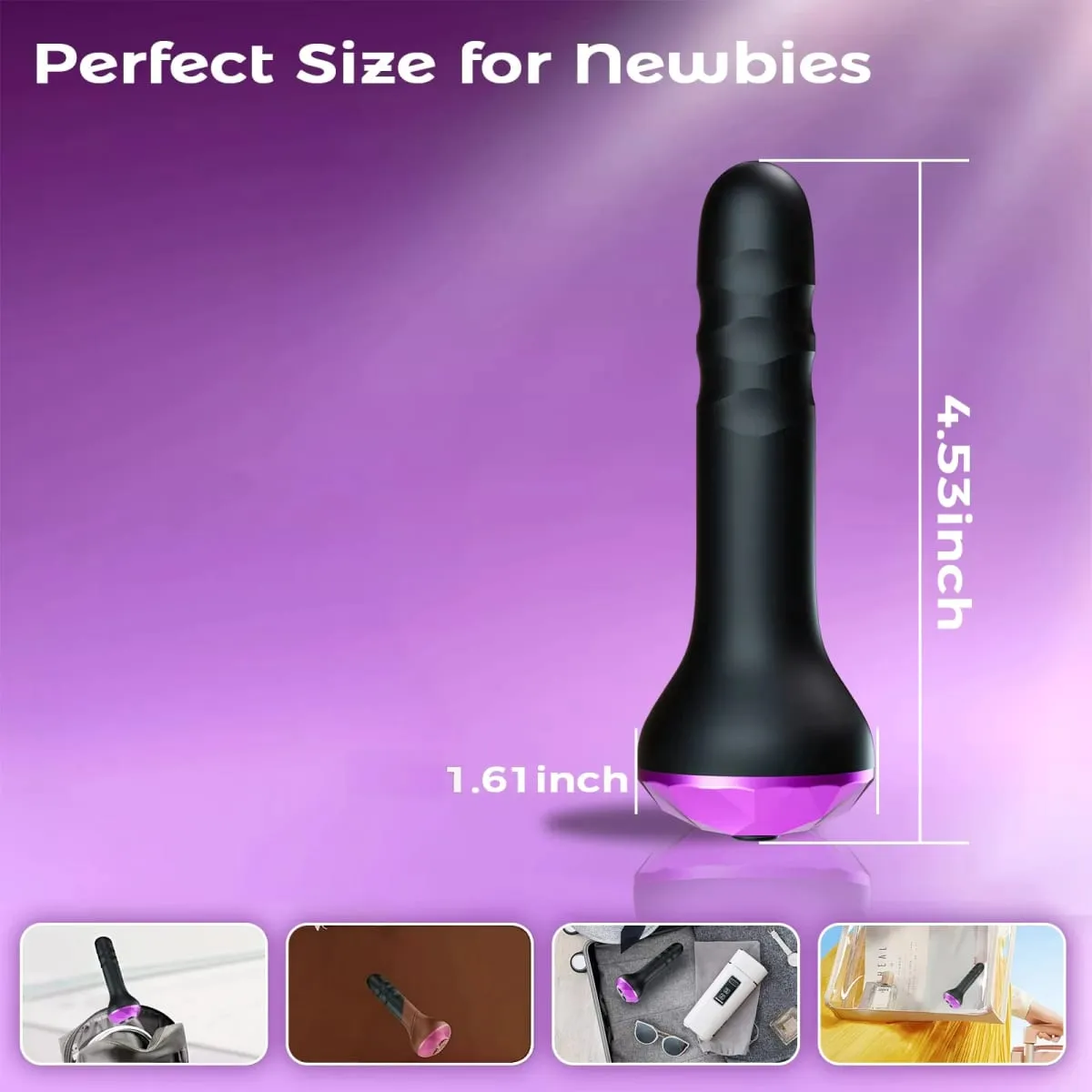 Anal Vibrator Male Prostate Massager Vibrating Rotating Butt Plug Anal Dildo Buttplug Adult Sex Toy for Women Men Gay