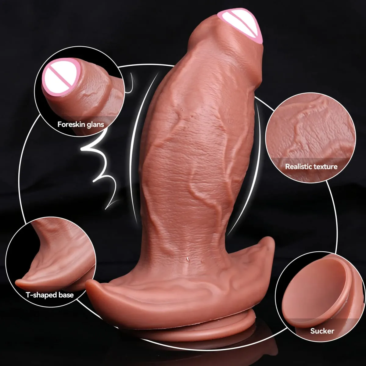 Peau de chair réaliste doux épais gros gode Double Silicone petit pénis femme homme Anal jouet sexuel ventouse bite masturbateurs coq