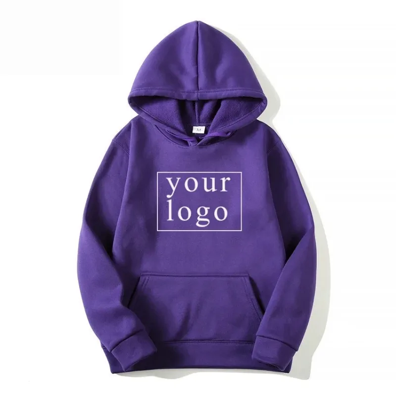 Din egen design Varumärkeslogotyp/bild Personlig anpassad var som helst Män Kvinnor DIY Luvtröjor Sweatshirt Casual Hoody Mode Nytt — image 6