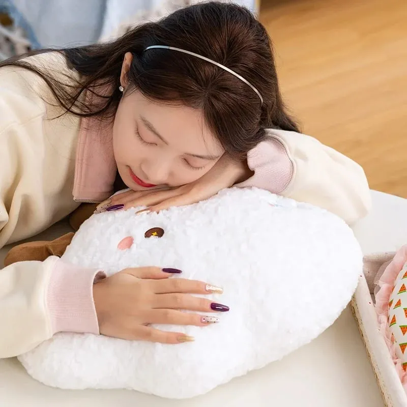 45/55CM Cloud Rainbow Plush Pillow Stuffed Soft Cartoon Weather Sofa Decor Toy Cushion for Kids Bedroom Office — image 6