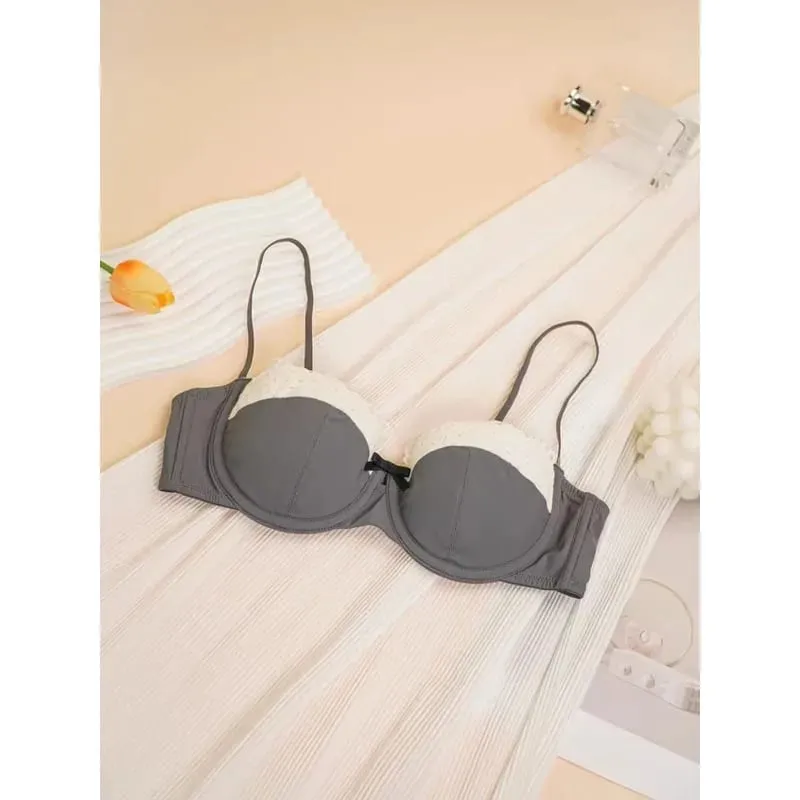 Sophisticated Sensual Lace Lingerie Women's Summer Bralette for Small Breasts Natural Shape No Empty Cup Beautiful Back Bra Set
