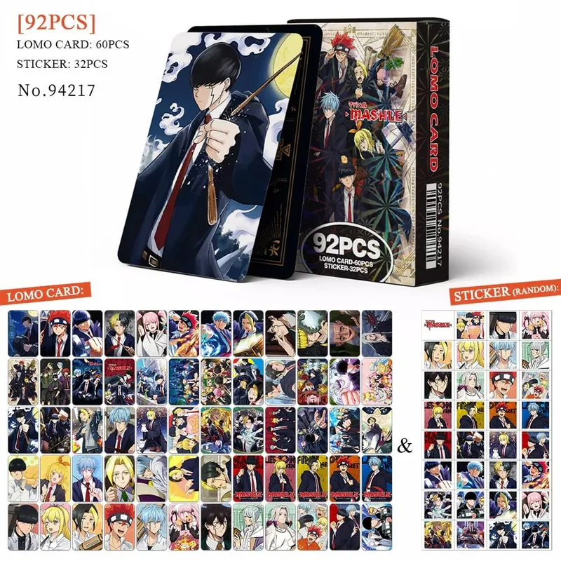 Anime Attack on Titan‌ Lomo Card Pohlednice Hračka Haikyuu Lékárnické deníky Honkai Star Rail Collection Karty s nálepkami Dárek