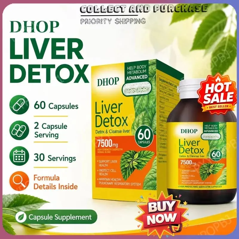Milk Thistle Liver Health Capsules 60 Count with Vitamin C E Choline Curcumin- Supports Healthy Liver Function