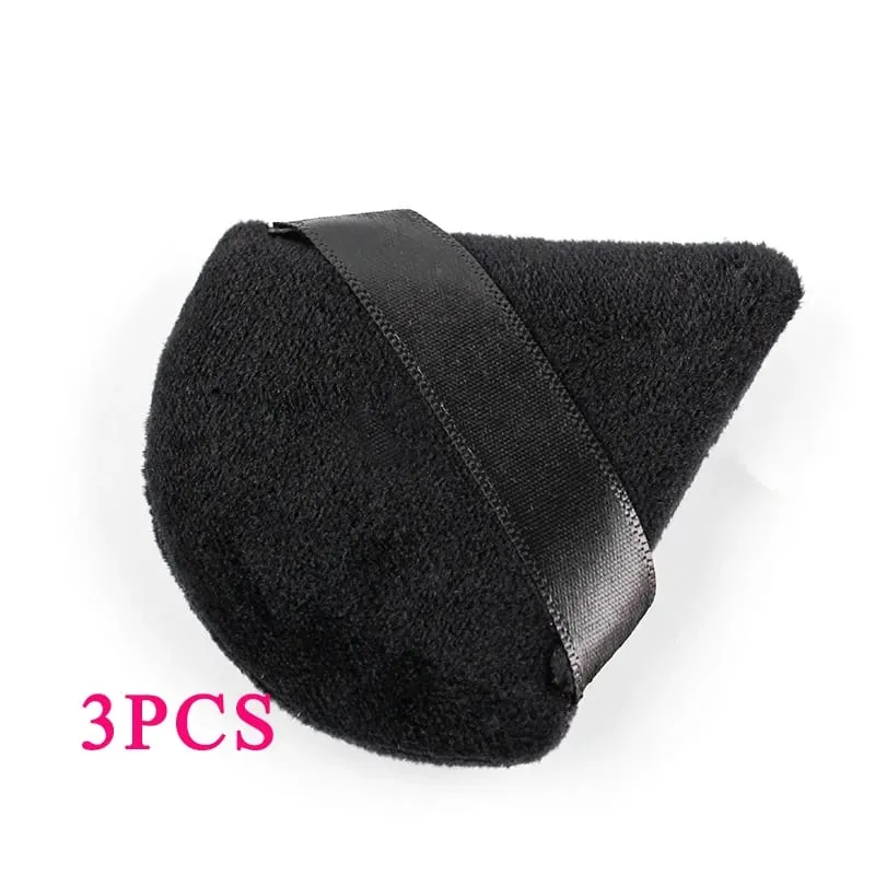1/2/3/6 PCS Triangle Powder Puff For Loose Powder Cosmetic Foundation Puff Makeup Tool Reusable Sponge Washable Soft Powder Puff