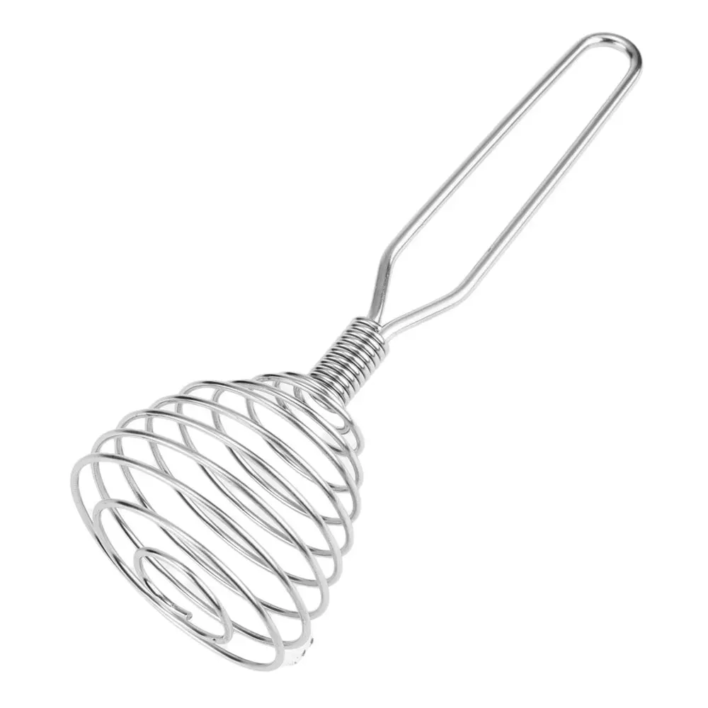Kitchen Accessories Spiral Whisk Stirrer Mixer Stainless Steel Egg Milk Jam Beater Manual Blender Cooking Kitchen Utensil Tool