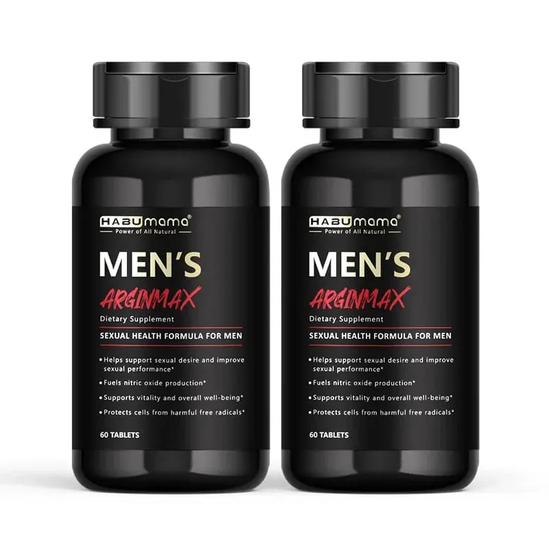 L-Arginine Male Enhancing อาหารเสริมเพื่อประสิทธิภาพความอดทนและความแข็งแรงของกล้ามเนื้อและความอดทน Non-GMO 60 เม็ด