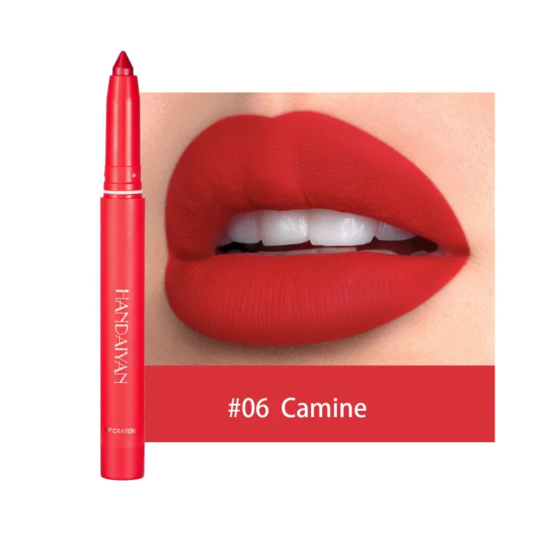 Waterproof Cherry Red Matte Lipstick Sexy Lipliner Pencil Plumping Stain Natural Nude Pink Lip Liner Outline Lips Contour Makeup