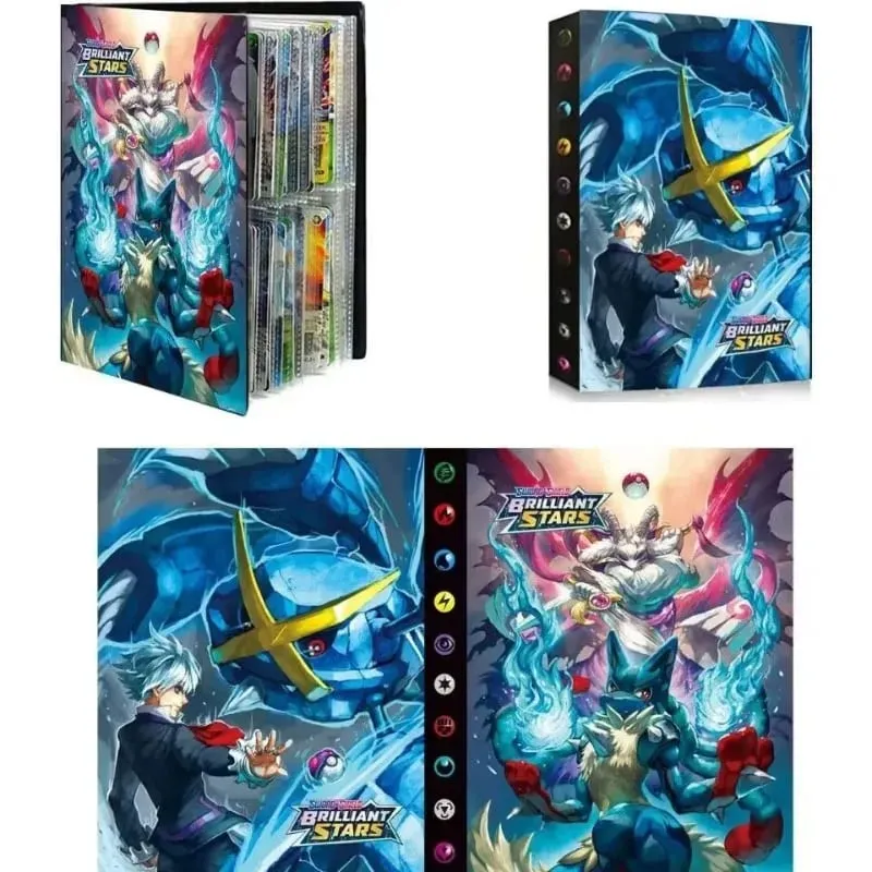 240pcs Fire Dragon Card& Diablo-Fire Dragon Card Book Charizard Cards Album Book Game Card VMAX GX Holder Binder Series Gift — image 5