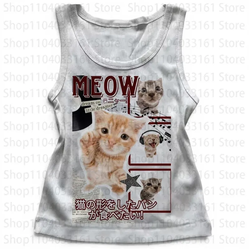 Crop Top Women Tops Trashy Y2k 2000s Emo Women's Corset Woman Clothes 90s Vintage Clothes Female Clothing Tanks & Camis Harajuku