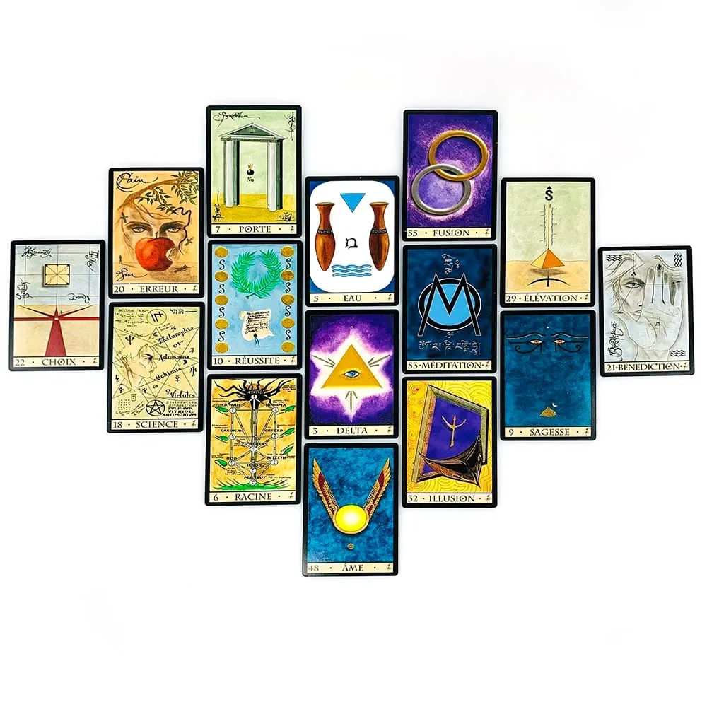 Oracle De La Triade Oracle Cards French Version Spiritual Divination Oracle Cards With Guidebook Mystical Esoteric Reading Cards