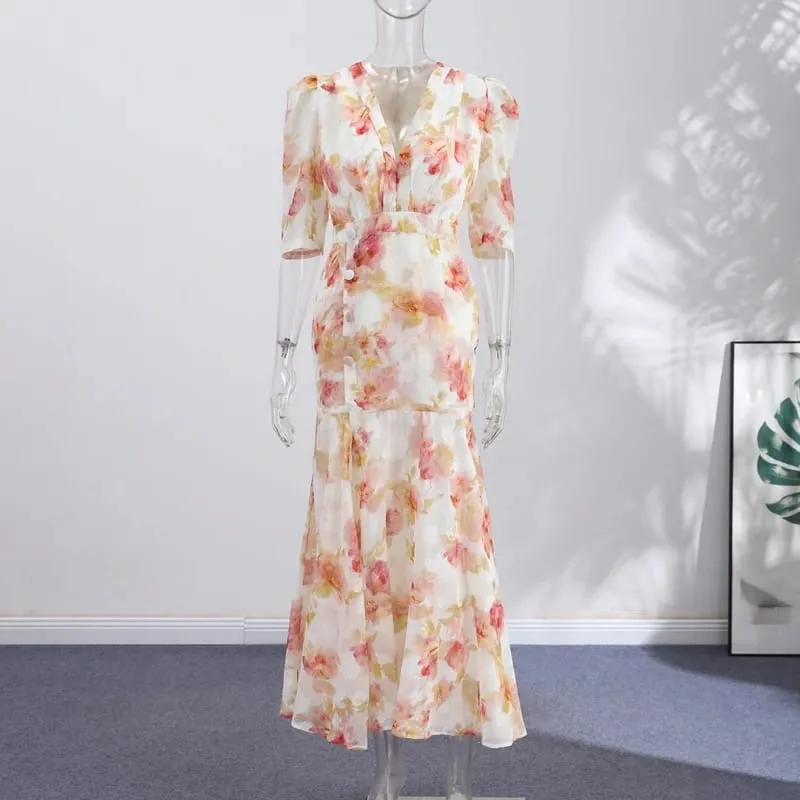 Lace Spaghetti Strap Puffy Dresses Women's Slim Sleeveless Backless Floor-length Dress 2026 New Ladies Summer Vacation Outfit — image 9