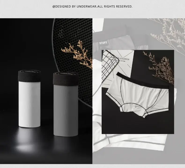 Lingerie sexy da uomo ultra sottile in seta di ghiaccio U Touch comoda, traspirante, boxer sexy, boxer da uomo GT272
