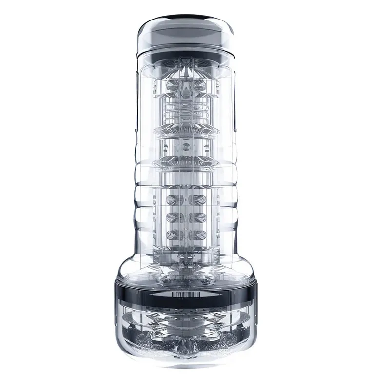 Transparent Cup Artifical Vaginal Real Pussy For Men Penis Exerciser Medical Penis Pump Cock Enlarger Sex Toys Male Masturbator