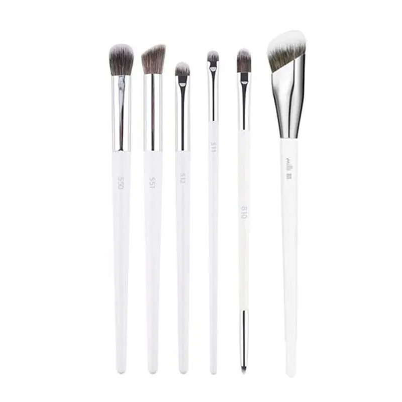 1 stk hvide pulver makeup børster 3D flydende foundation base make up børste Øjenskygge blanding Detail Face Eye Concealer Skønhedsværktøj