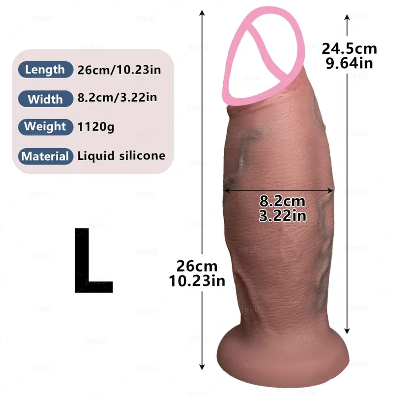 Huge Realistic Dildo Fantasy Long Penis Big Dick Suction Cup Dildos For Women Giant Anal Dildo Sex Toys For Women Men Gay — image 6