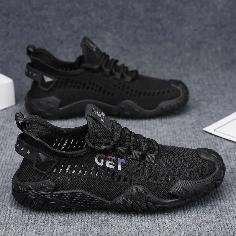 Men's 2026 New Summer Mesh Sneakers Lightweight Running Sports Walking Shoes Breathable Soft Sole Non-slip Casual Shoes — image 4