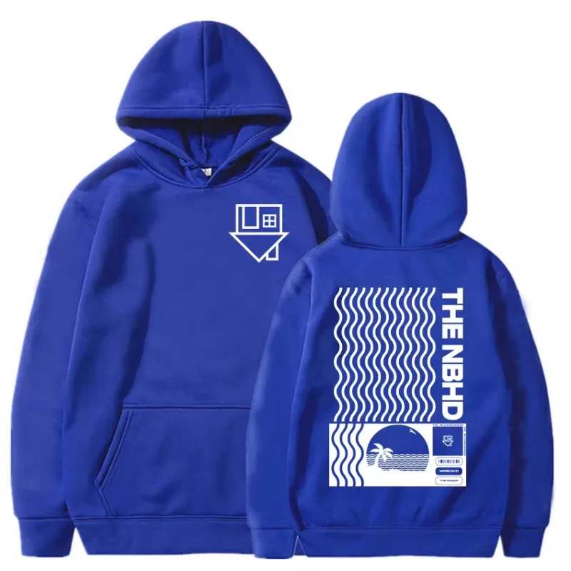 Album Wiped Out Printing Hoodies NBHD The Neighbourhood Band Sweatshirts LongSleeve Hooded Pullovers environmental protection