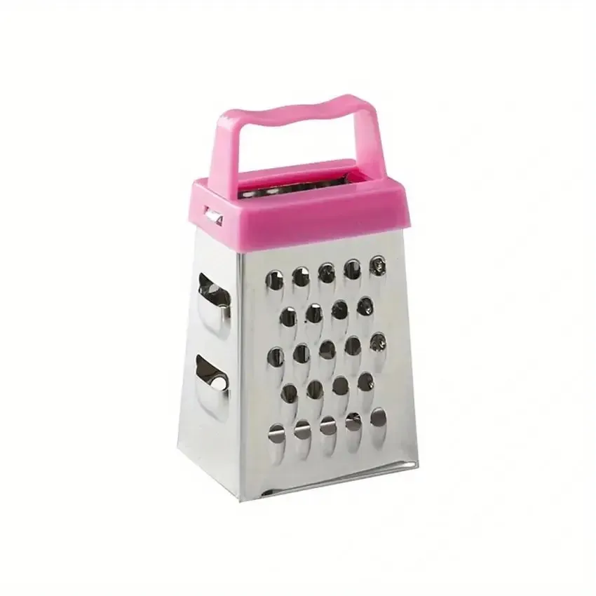 Stainless Steel Mini Cheese Grater Set - Multifunctional Metal Kitchen Tool for Shredding Cheese Garlic Ginger - Food-Safe — image 9
