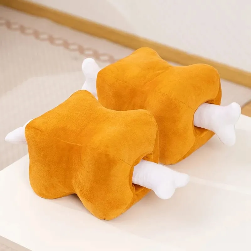 Almohada de hueso de felpa con forma de hueso de 40cm, divertida almohada para siesta en el escritorio de carne, muñeco suave de peluche para dormir, cojín para sofá, decoración de habitación — image 2