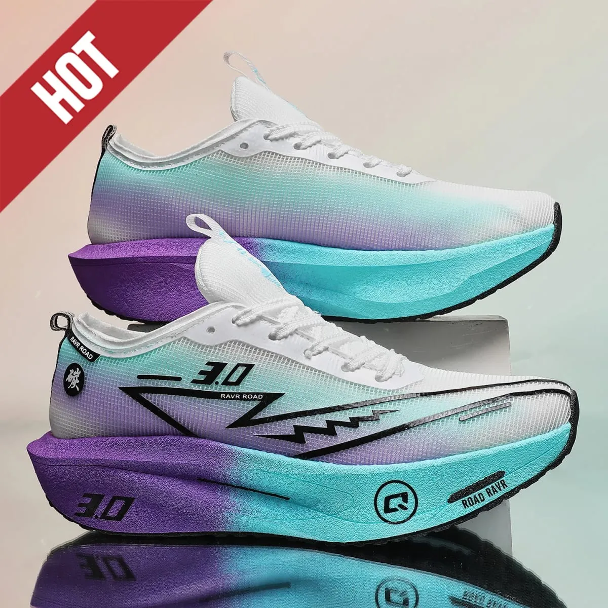 Running Shoes Men Marathon Carbon Board Speciality Sports Breathable Lightweight Women's Comfortable Athletic Stability Sneakers