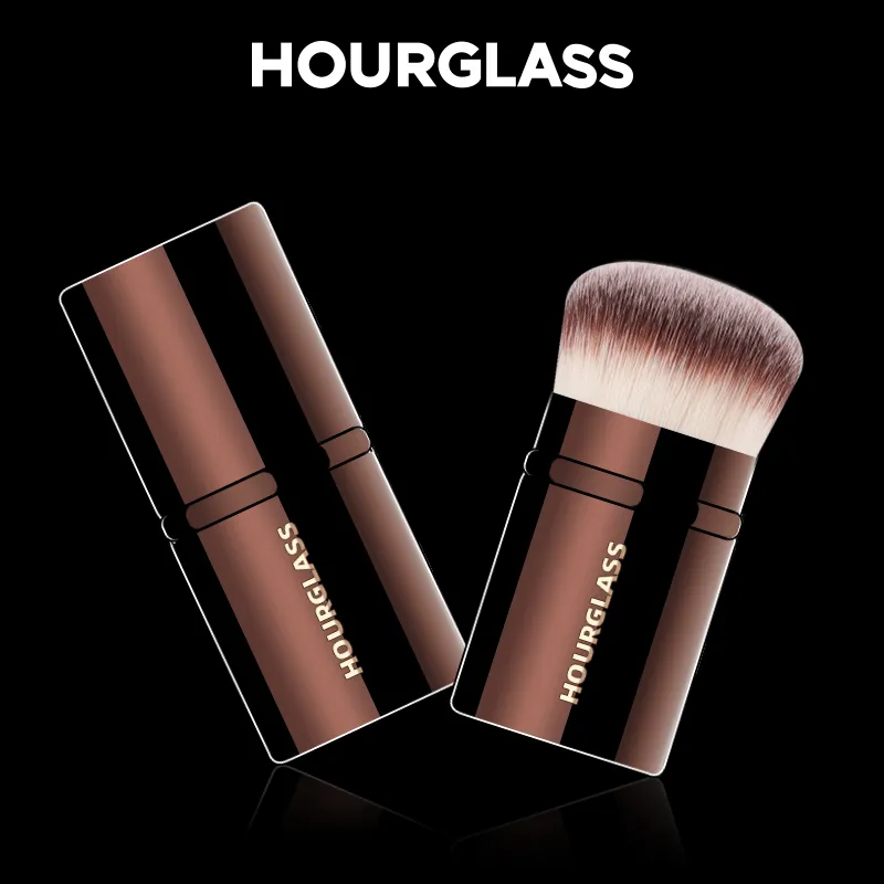 Retractable Professional Makeup Brush 3-in-1 Multi-Function Foundation Powder Blush Brush Travel Portable Cosmetic Tool with Sof — image 4