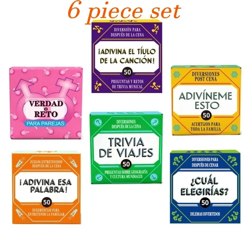 Spanish Afterdinner Amusements Board Game Entertainment Card Family Gathering Game Card Games — image 15