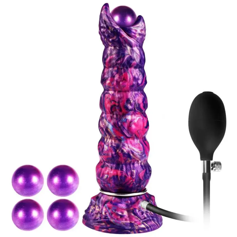 Inflatable Ovipositor Fantasy Laying Eggs Anal Plug Alien Dildo Penis Female Masturbator Vaginal Ball Sex Toys For Adult — image 10