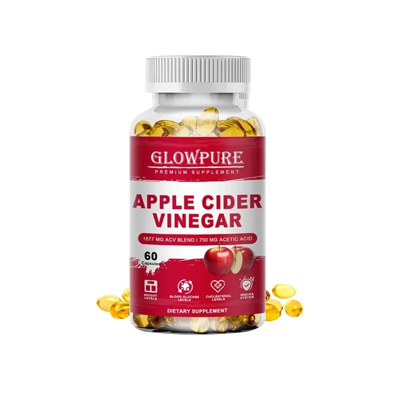 Apple Cider Vinegar Capsules for Digestion Detox & Weight Loss - Supports Fat Burn Bloating Relief & Constipation Support
