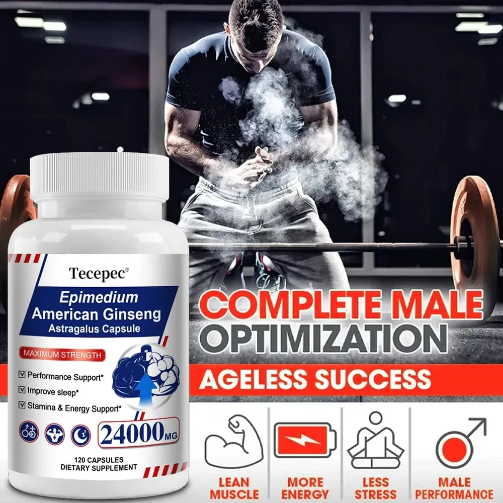 Ginseng & Astragalus Capsules Supports Strength Endurance & Energy Promotes Sleep Natural Immune Support 30/60/120 Capsules — image 5