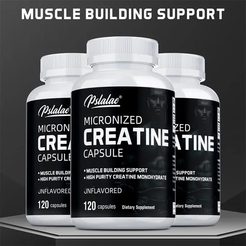 Creatine Monohydrate - 5,000 มก. ต่อหนึ่งหน่วยบริโภค Creatine ก่อนออกกำลังกายเพื่อช่วยสร้างกล้ามเนื้อเพิ่มพลังงานและประสิทธิภาพอาหารเสริม