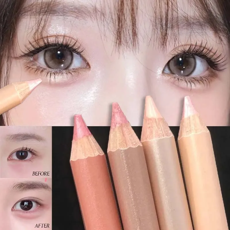 Sparkling Eye Silkworm Pen 3D Under-Eye Highlighter Pen Waterproof Smudge Long-Lasting Multi-Use Eye Liner Brightening EyeMakeup