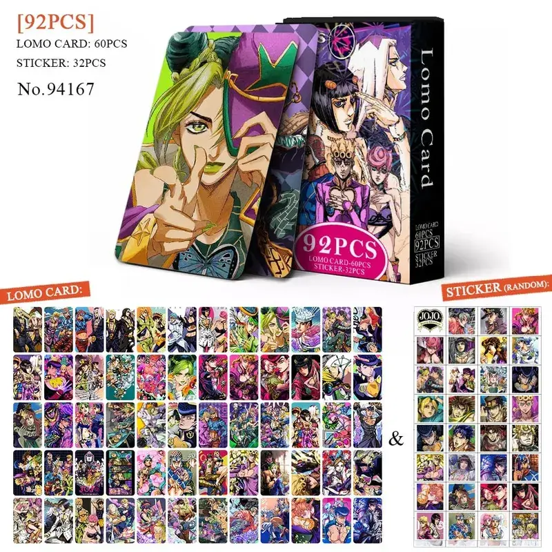 Anime Attack on Titan‌ Lomo Card Pohlednice Hračka Haikyuu Lékárnické deníky Honkai Star Rail Collection Karty s nálepkami Dárek