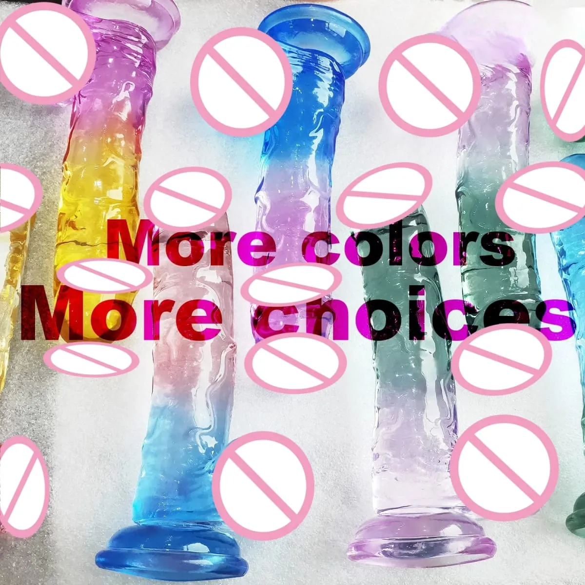 Transparent Big Dick 9 Sizes Realistic Jelly Dildo Women Gay Anal Sex Toys Soft Clitoris Vaginal Masturbators Penis Suction Cup